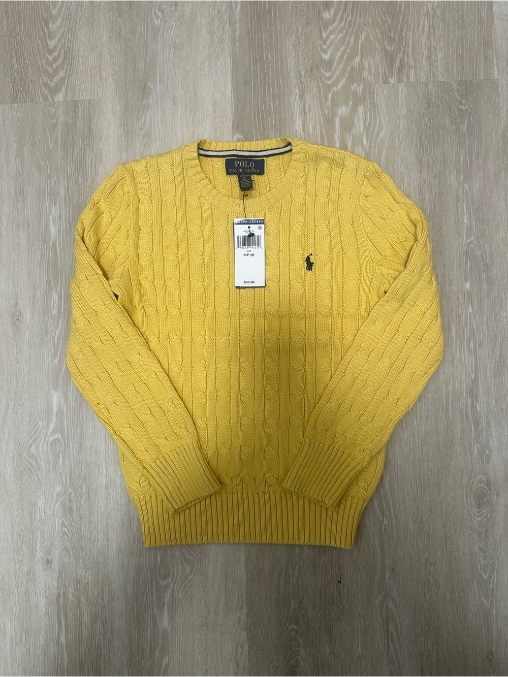 Polo Ralph Lauren Boy’s Cable-Knit Cotton Sweater, Size S (8)